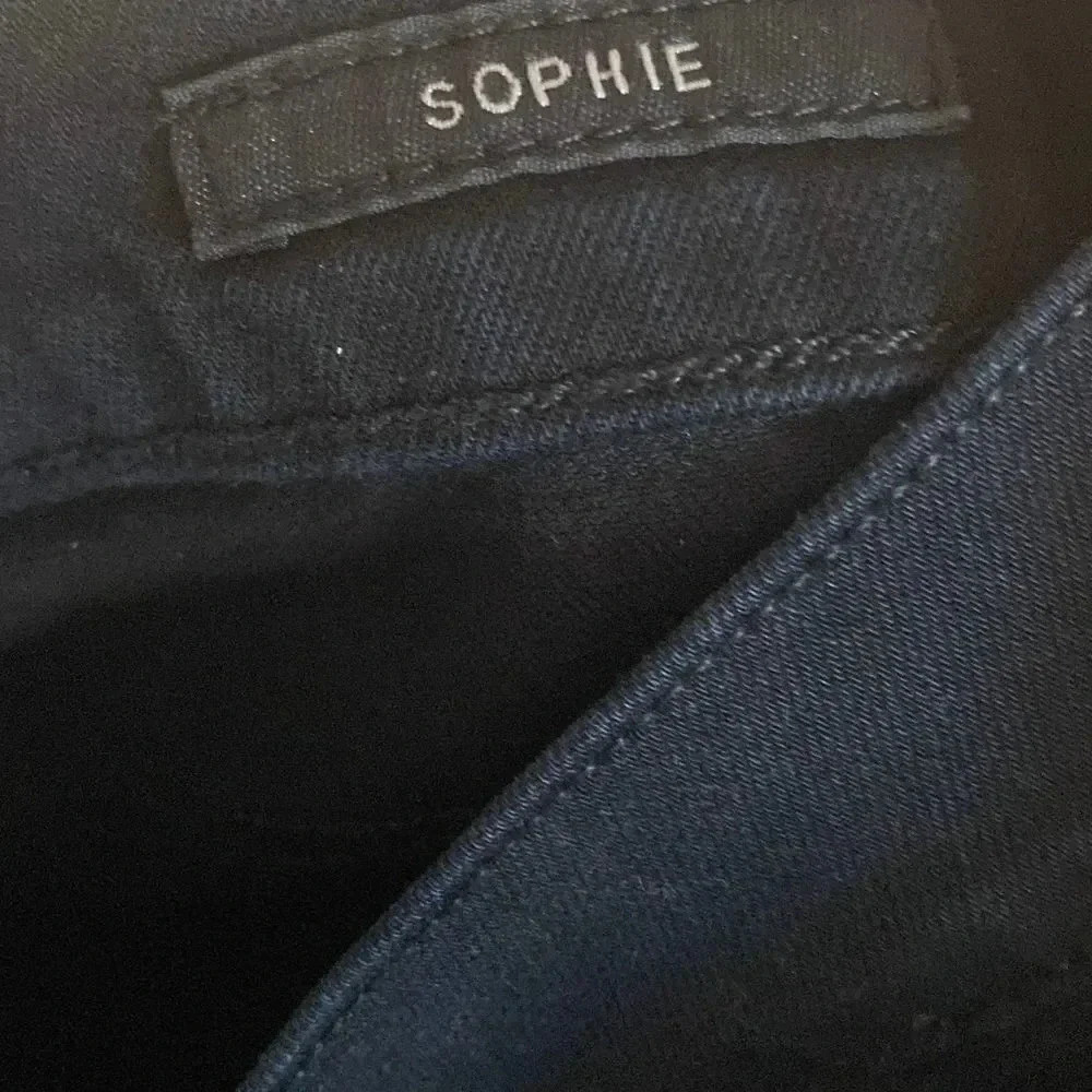 Agolde Sophie High Waisted Distressed Skinny Jeans Black Moonstruck Size 27 - Picture 10 of 10